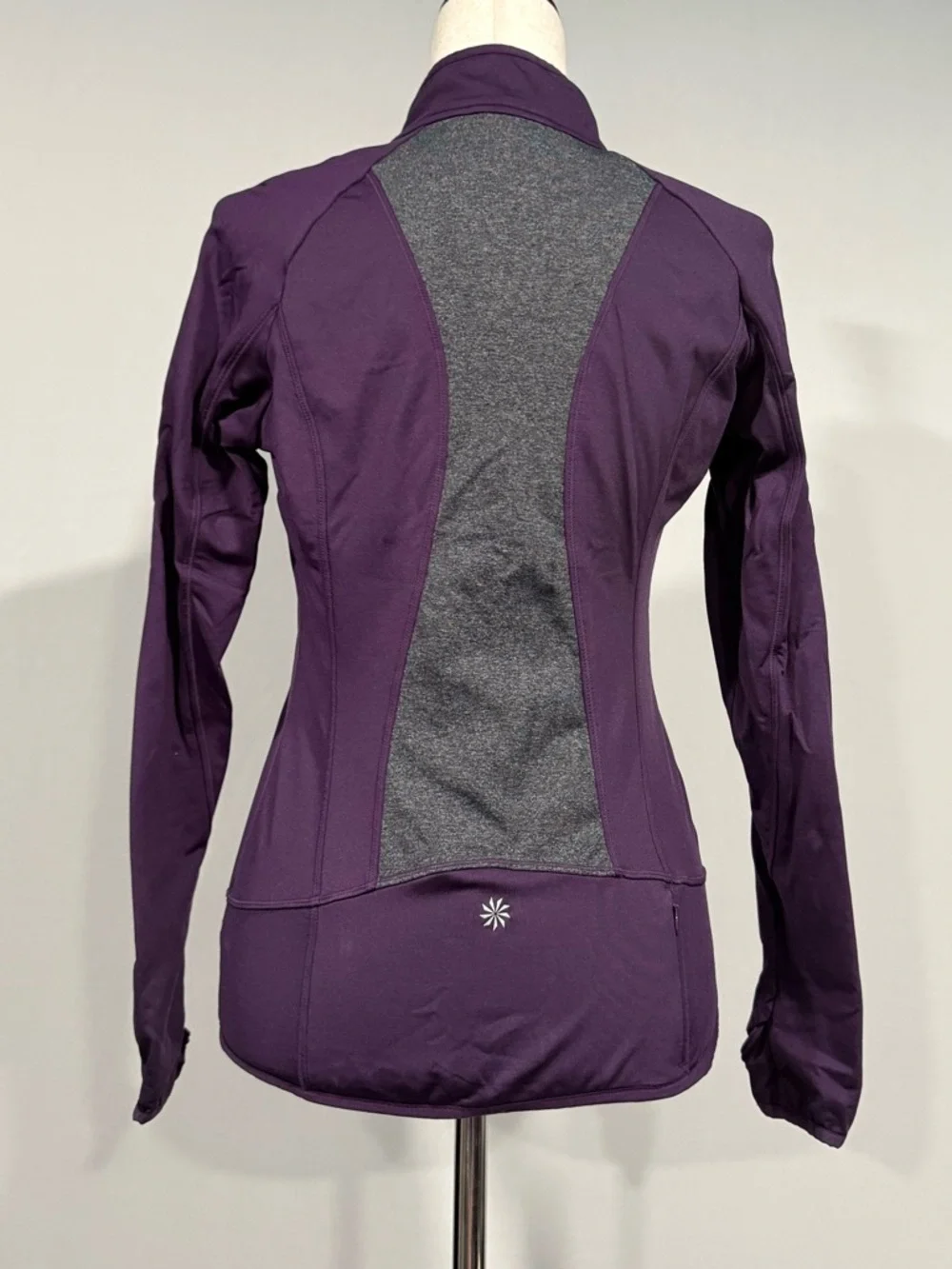 Athleta Purple Ruffle-Front Jacket - Picture 3 of 7